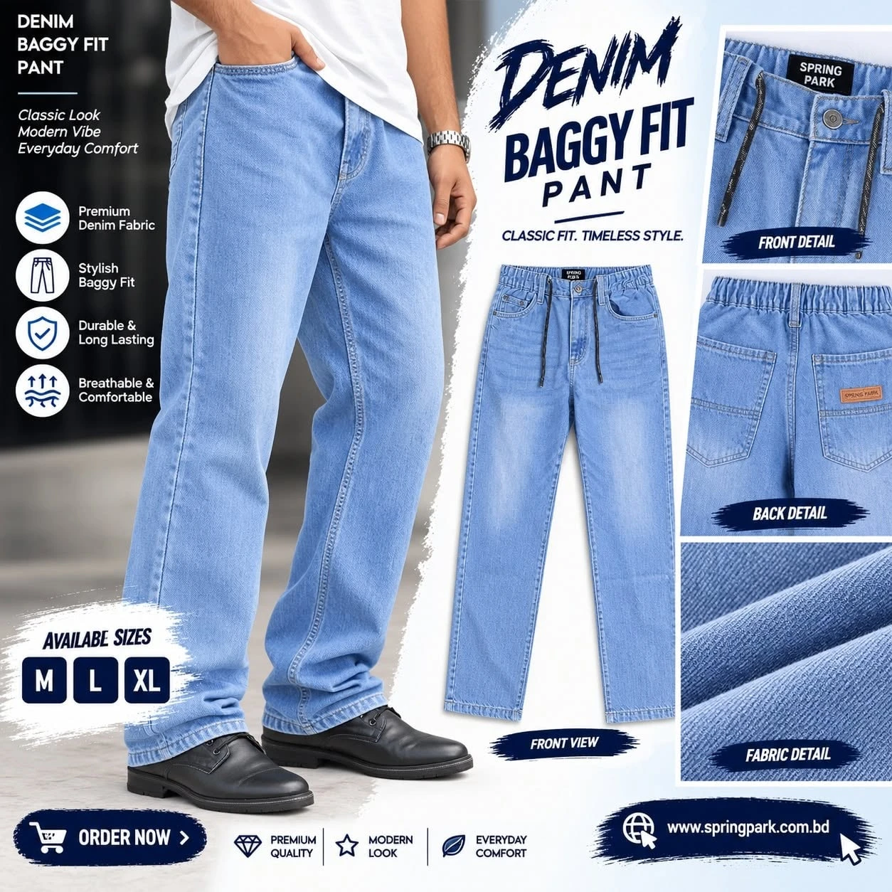Street Vibe Baggy Denim